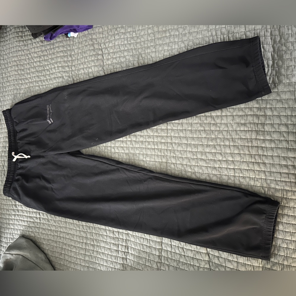 Men's Vanquish Fitness Lightweight Black Jogger Pants